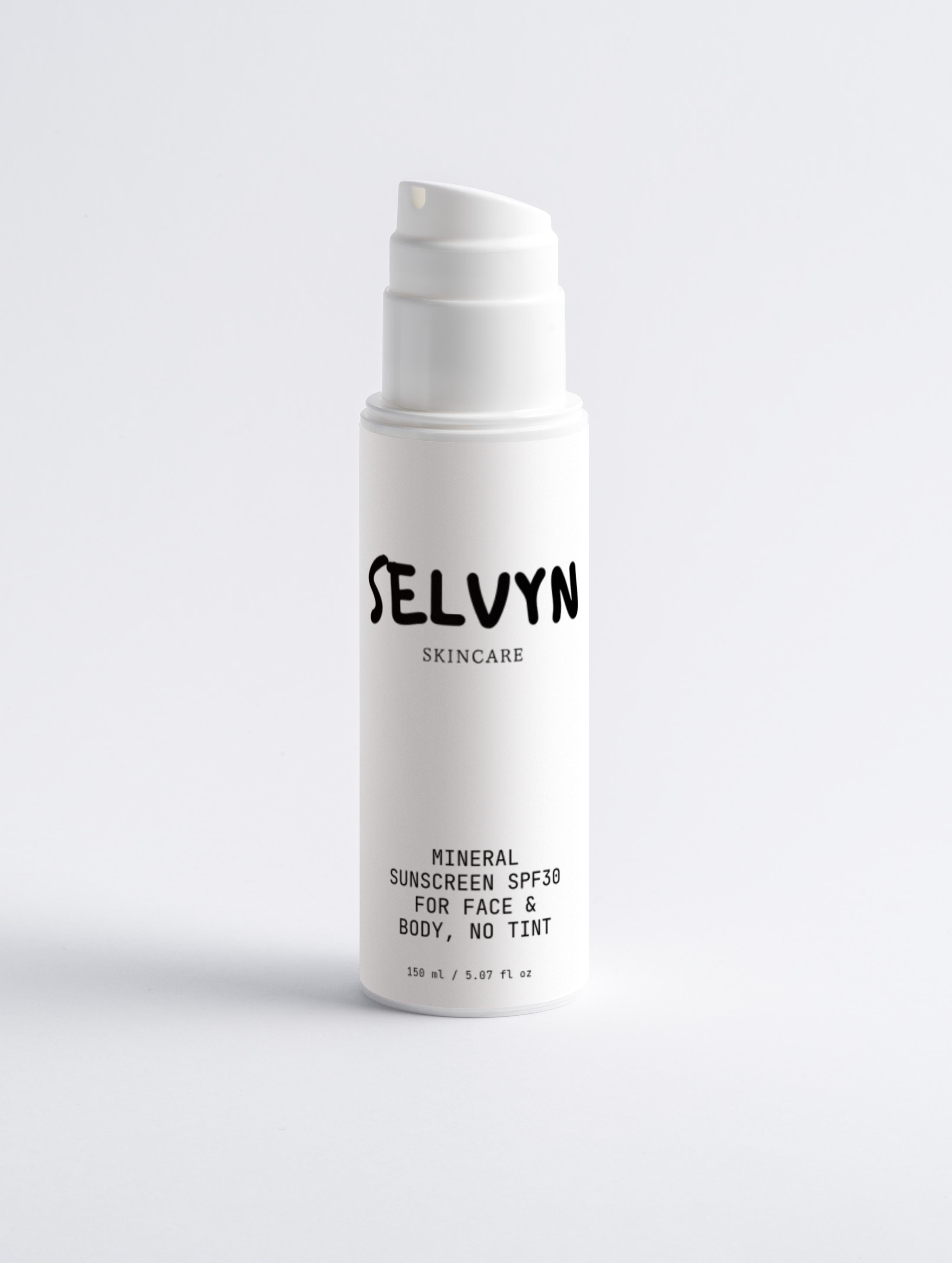 Mineral Sunscreen SPF30 for Face & Body, no tint