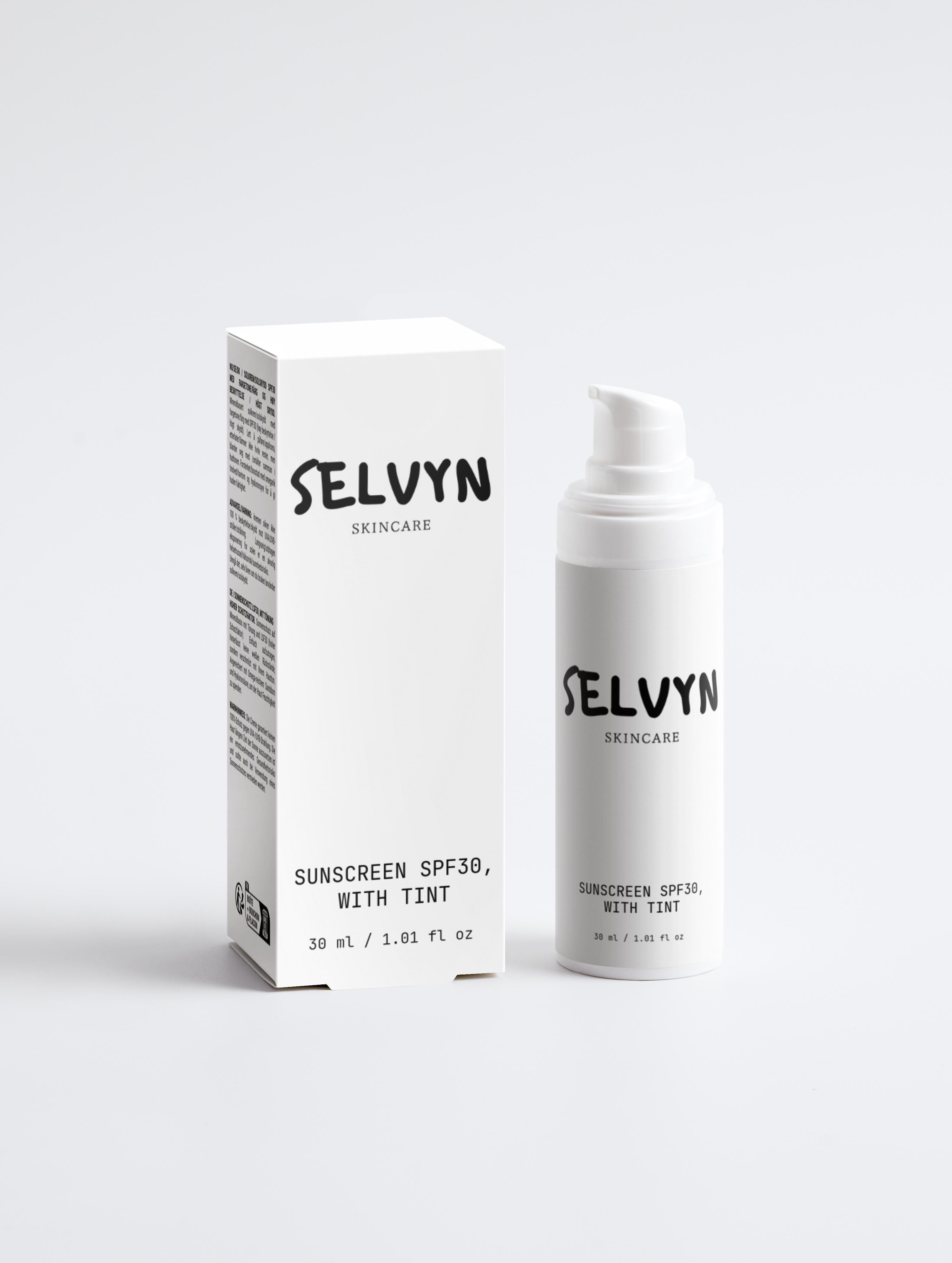 Sunscreen SPF30, with tint